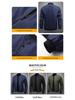 Men's Spring/Autumn Solid Color Lightweight Breathable Baseball Jacket