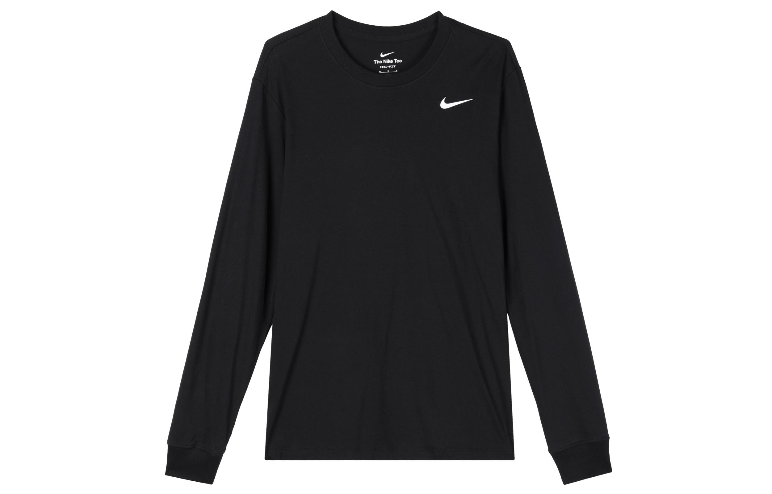 

Nike T Shirts Men s Black Crew Neck Moderate Straight Fit BV7970-010 S