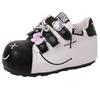 Velcro versatile sports board shoes bread shoes cartoon cute butterfly accessories little white shoes women's 2025 summer new