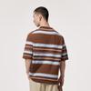 Men's 2024 Spring Striped Short Sleeve Knit Shirt
