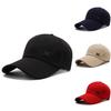 Casual Baseball Cap For Men Cotton Blend Sunshade Hat With Breathable Design For Summer Outings