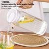 Water Juice Jug Pitcher Plastic Transparent Bottle For Storing Fresh Juices And Drinks For Kitchen Fridge Drink Storage Pot