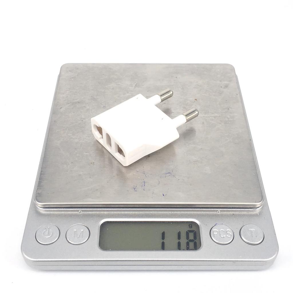 1-100pcs EU Plug Adapter US To EU Plug Adapter CN To EU Travel Adapter Electric KR Euro Plug Converter Power Sockets AC Outlet