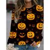 Shoulder sleeves for spring autumn comfortable and fashionable simple and loose 3D digital printed women's clothing Pullovers & Long Sleeves