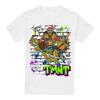 Tales of the Teenage Mutant Ninja Turtles Mens Brick Wall Poster T-Shirt
