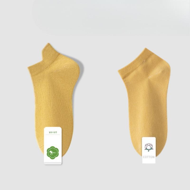 Female Spring and Summer Thin Sports Deodorant Sweat Absorbing Ear Cotton Socks