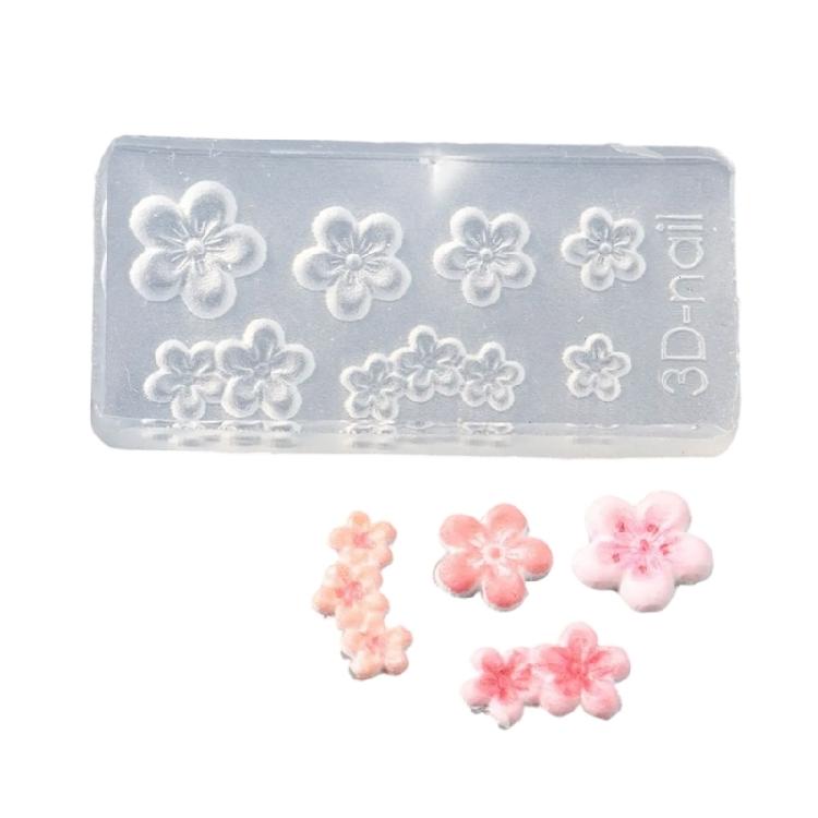 Nagelkunst Silikonformen Blumenformen Maniküre Schablone Formen Blumen Nagelkunst Dekorationen