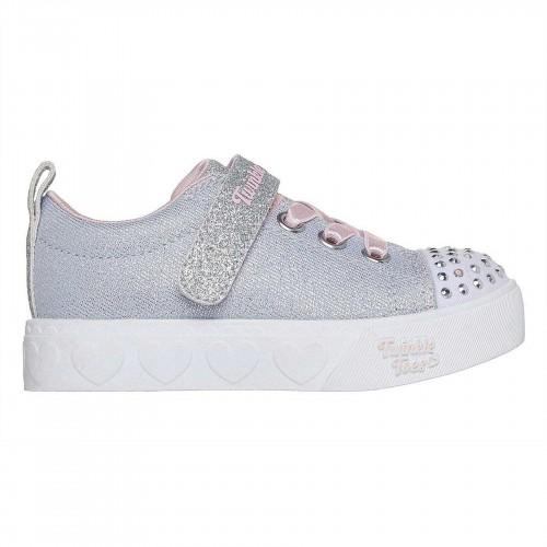 Skechers Girls Twinkle Toes Glitter Light Up Trainers