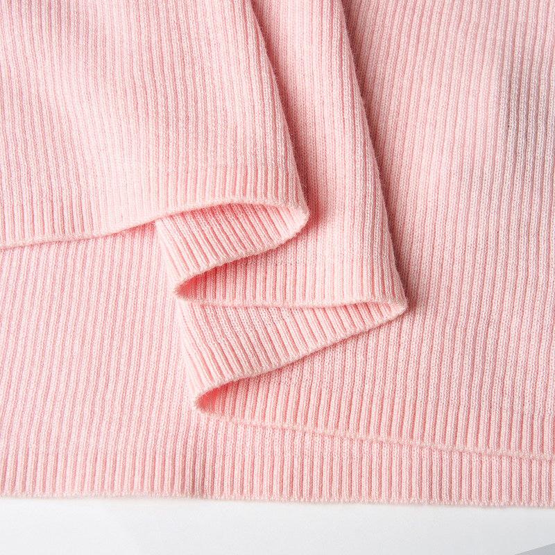 Summer Color Block Polo Neck Knit: Northern Deer Lyocell-Cotton-Linen Short Sleeve