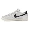 Nike Dunk Low SE Biele trblietavé semišové dámske tenisky Čierne Team-Red HQ3502-100
