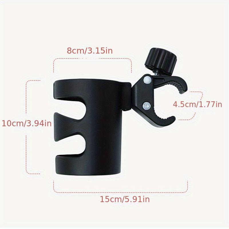 1pc Plastic Bicycle Cup Holder, Baby Stroller Accessories, Universal 360 Degree Rotating Beverage Bottle Holder