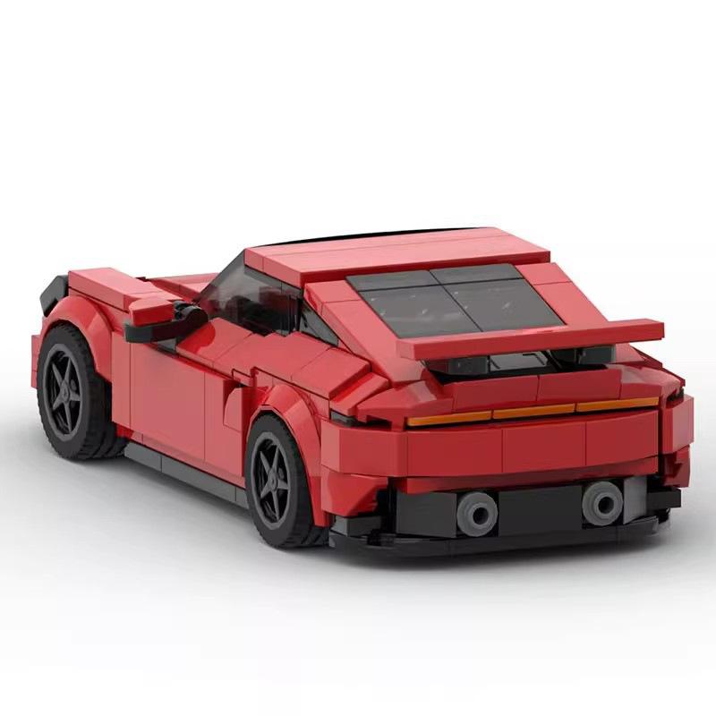 Compatible Building Blocks MOC-96396 Set 911 Turbo Speed 8 Grid Assembled Building Blocks Racing Man