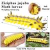 Oenux Insect Animal Wild Reptile Model Soft TPR Mantis Lizard Chameleon Housefly Gekko Action Figures Halloween Trick Kid Toy