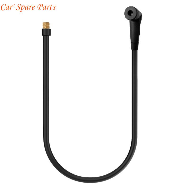 Y4UA 10-200cm Inflator Hose Adapter Flexible Extension TireValve Adaptor for Motorcycles Bicycles Inflator Hose Adapter