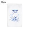 50Pcs/Set Ice Cube Bag Clear PE Adjustable Drawstring Closure Leakproof Heavy Duty Ice Storage Bag Kitchen Supplies