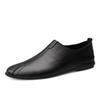 Summer Men Office Formal Shoes Slip On Loafers White Moccasins Male Wedding New Vintage Genuine Leather Luxe Mens Slip On Shoes