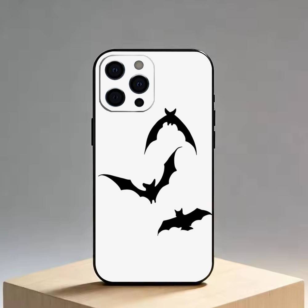 Bat Spider Pattern Matte Texture    Phone Case Silicone Soft For IPhone 17 16 15 14 13 12 11 X XR Plus Pro Max Plus