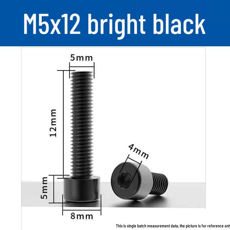 Śruby z łbem walcowym z gniazdem sześciokątnym z anodowanego aluminium M5 - Lekkie, Trwałe, Odporne na zużycie