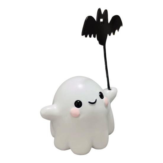 Halloweenská ozdoba Duchové Netopýři Vyřezávaná pryskyřičná soška Vodotěsná Halloweenská figurka Vnitřní Venkovní Dekorace