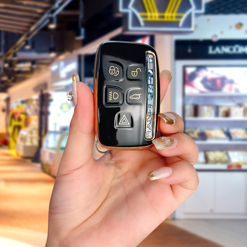 

Чехол для ключа из ТПУ для Land Rover & Jaguar для Range Rover, Discovery 4, Evoque, Freelander 5 - Высококачественный, Прочный Корпус Ключа Автомобиля