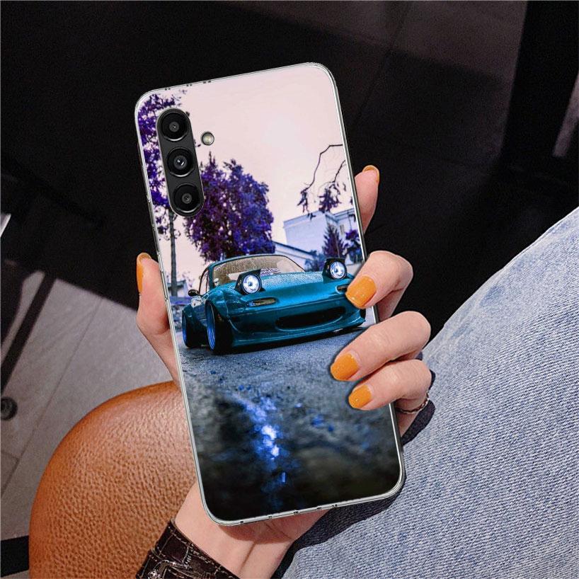 JDM Auto MX5 Niedliche Handyhülle Für Samsung Galaxy A17 A16 A15 A14 A13 A57 A56 A55 A54 A53 A37 A36 A35 A34 A33 A26 A25 A24 A23 Galax