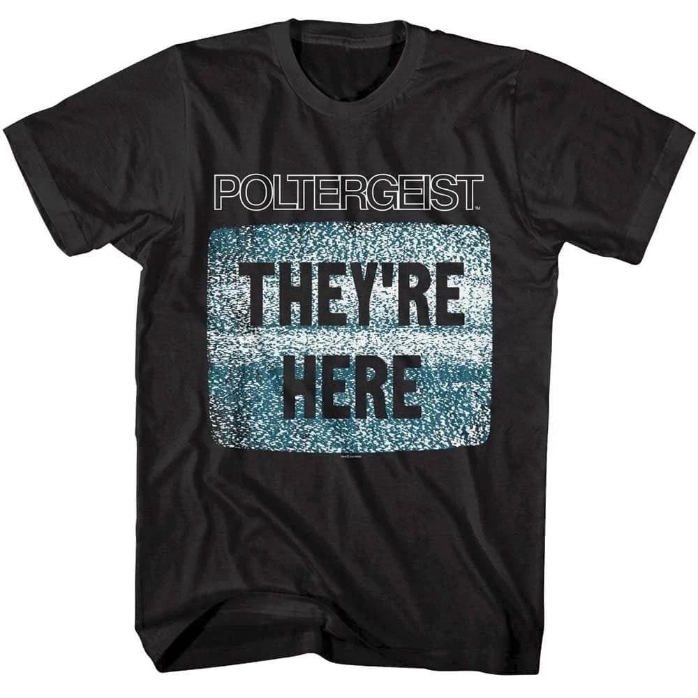 Poltergeist Static TV They re Here Men s T Shirt S
