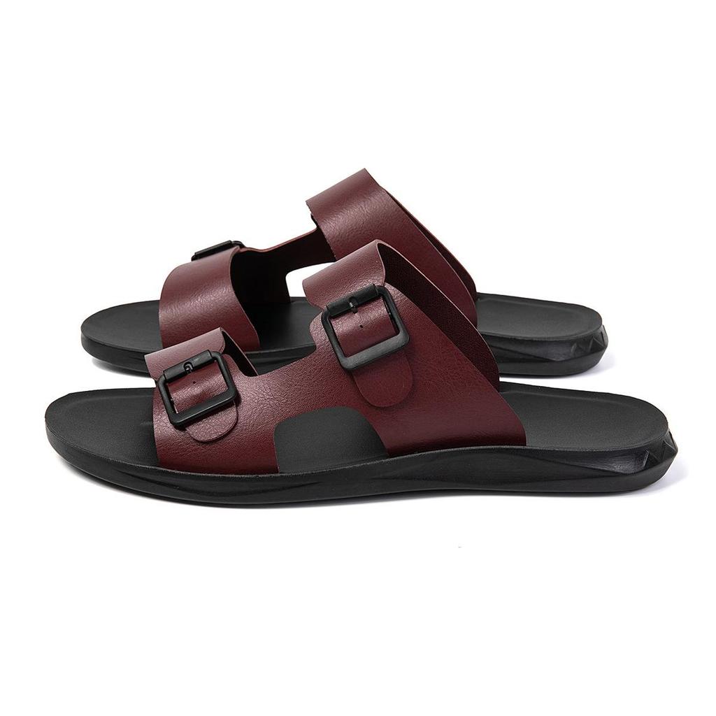 Heren Trendy Antislip Massage Sandalen - Ademende, Dubbel Gebruik Casual Zomerslippers.