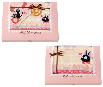 Marushin Towel Gift Greeting Moving Ghibli Delivery Service Jiji Sweet Preserve 1105040500 1 Hand Face Bath Towel Kiki's JJ-5945 Towel/1 Towel/1