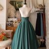 Autumn Winter Lolita Women's Y2K Half Skirt Elegant CLA Slim Fit Classical Simple Long Skirt Versatile
