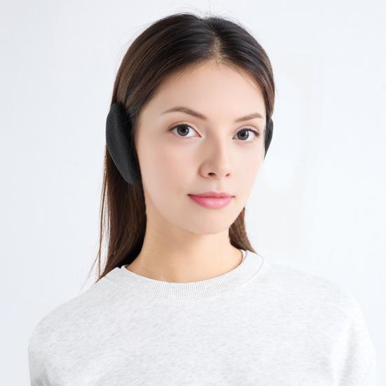 1 Pair Winter Earmuffs Warm Flannel Lightweight Design Earmuffs Fine Edge Earmuffs Portable Versatile Winter Accessory