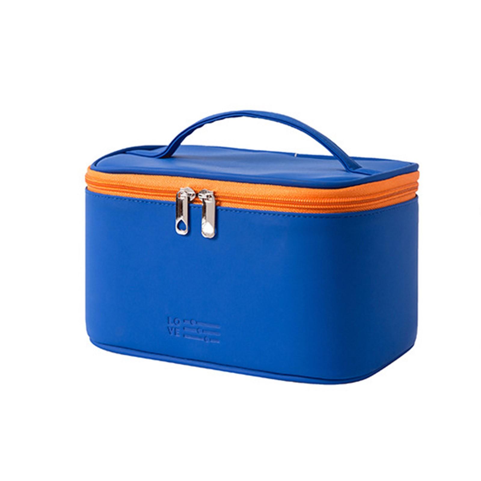 

Косметическая косметичка для туалетных принадлежностей, дорожный органайзер, кошелек для хранения косметички синий