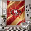 San Francisco 49ers Wall Tapestry Home Decor Wall Hanging Cloth for Bedroom Living Room Background