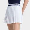 Fila Logo Loose Pleated Tennis Sports Breathable Woven Casual Skirt Women Skirts Jade-White A11W323311F-WT