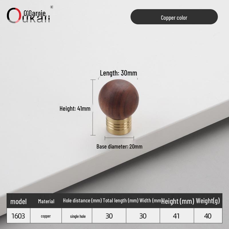 Colorful Ceramic Knob for Cabinets & Drawers - Round, Single Hole Design