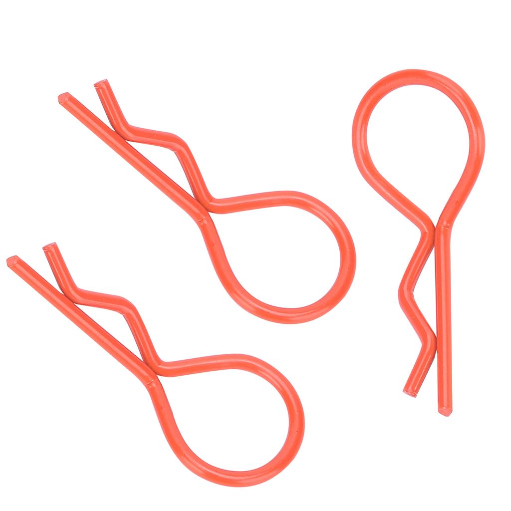 10Pcs 13MM RC Car   Clip RShape Metal Body Clips Pins for 1Celsius5 1Celsius6 1Celsius8 1Celsius10 RC Car(Blue )