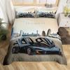 Racing Car Printed Duvet Cover With Pillowcase Bedding Set Single Double Twin Full Queen King Size 2/3pcs Polyester Quilt Cover