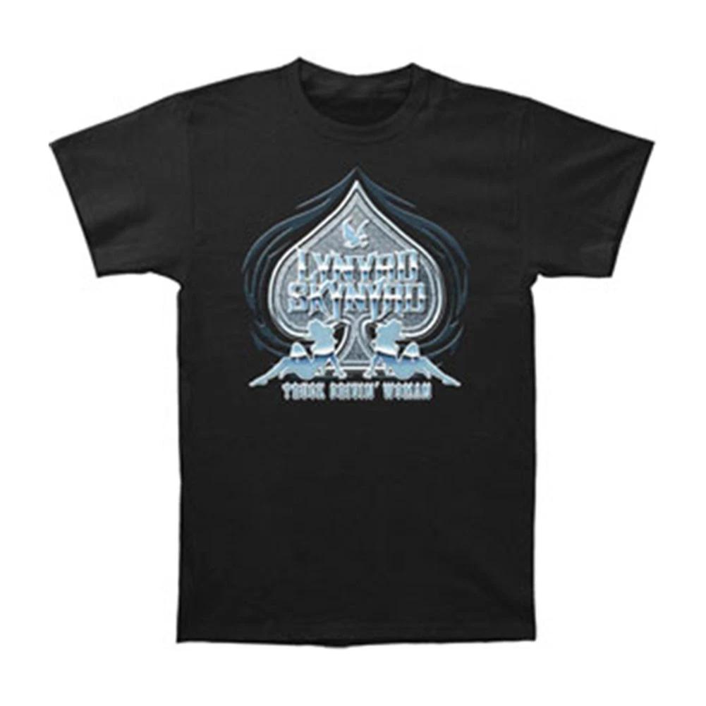Men s Lynyrd Skynyrd Truck Drivin Woman Slim Fit T-shirt Medium Black XXXL