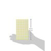 A-One Color Label White Round 15mm 14 Sheets Set of 2 07030-2P