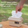 Outdoor Tissue Case Desktop Napkin Paper Storage Box Portable 1.1L Camping Picnic Seasoning Bottle Organizer Sundries Bucket