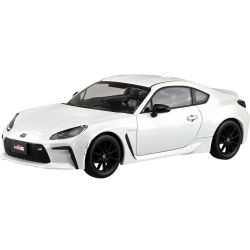 Aoshima Bunka Kyozai 1/32 Scale The Snap Kit Series No. 21-B Toyota GR86 Crystal White Pearl Pre-Colored Plastic Model Kit