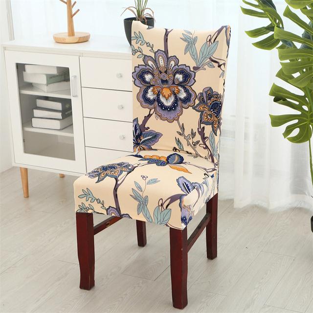 Elastic Chair Slipcover Case Stretch Chair Covers For Wedding Hotel Banquet Dining Room Spandex Dining Chair Cover