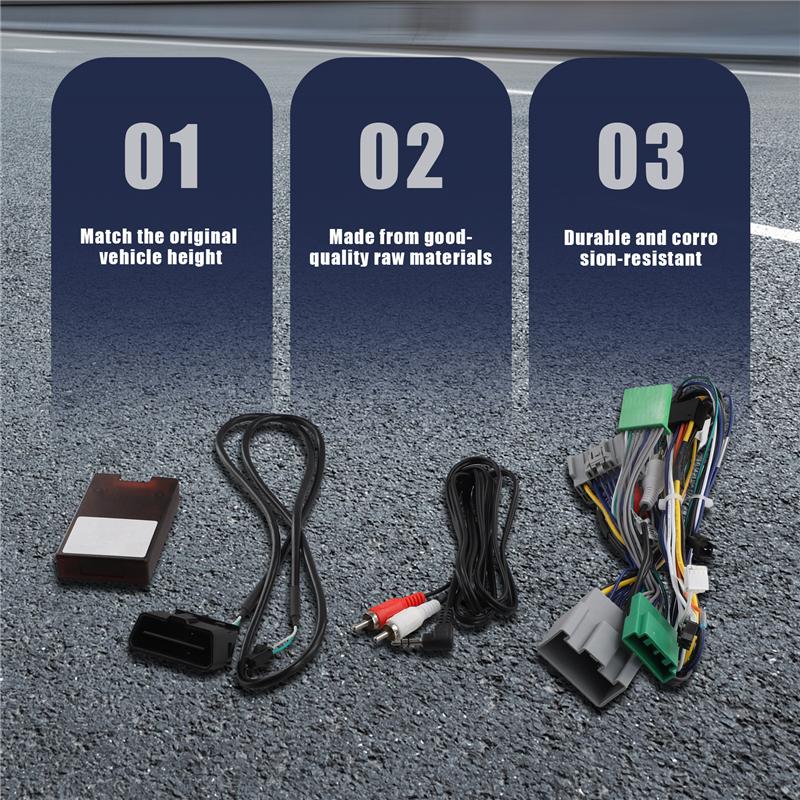 A16P-Car Radio Stereo Wire Harness Cable For Landrover Freelander 2 2006-2012