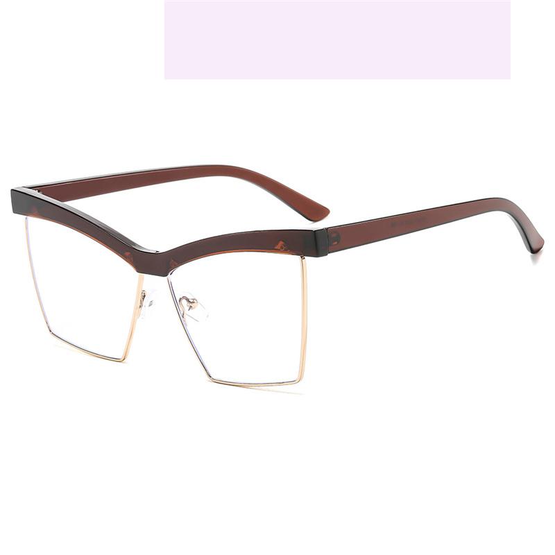 

Brand Design Square Eyebrow Frame Hyperopia Eyewear Photochromic Anti Blue Light Computer Women Reading Glasses Custom 0 to +600 0