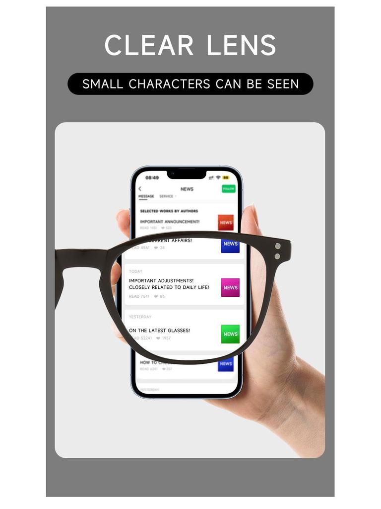 Stylish Ultra-light Women's Anti-Blue Light Reading Glasses for Presbyopia