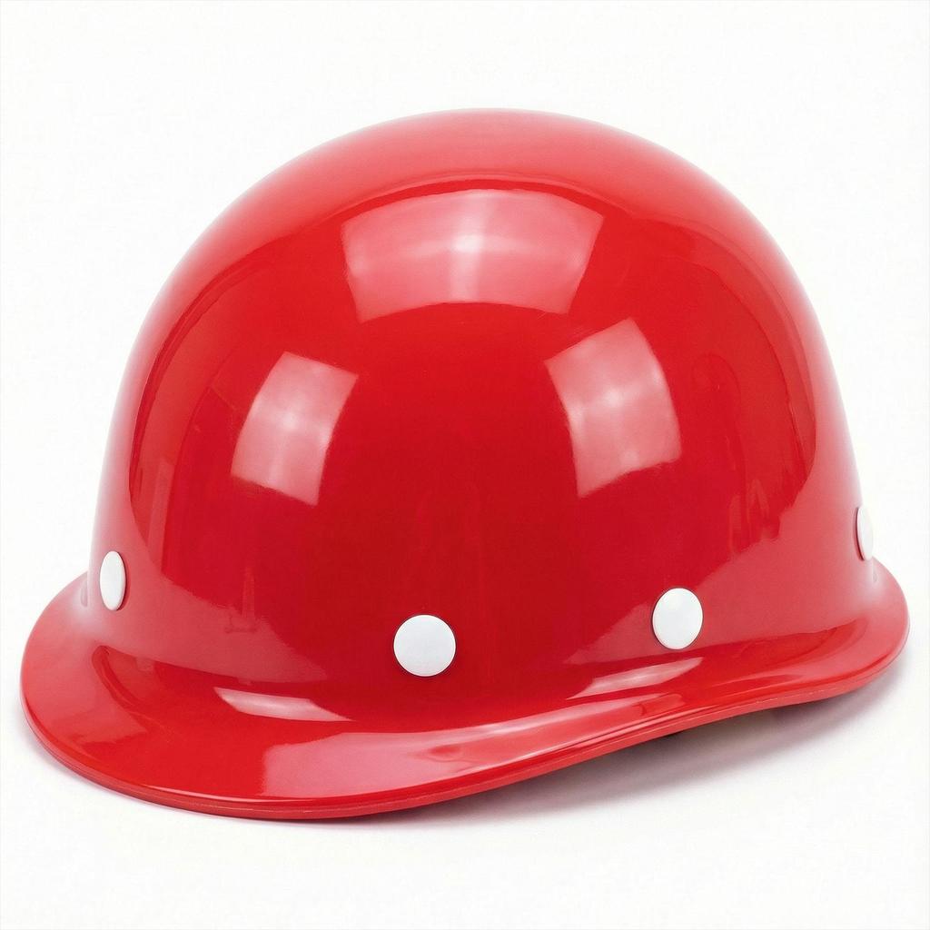 National Standard Thickened Fiberglass Construction Helmet with Logo Printing