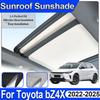 Car Sunroof Sunshades For Toyota bZ4X Accessories EA10 Subaru Solterra 2022 2023 2024 2025 Electrostatic Insulation Roof Visors