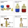 3-Way AC Manifold Gauge Set W/ Hoses for R410A/R32/R134a/R404A | Automotive HVAC Refrigerant Diagnostic Tool