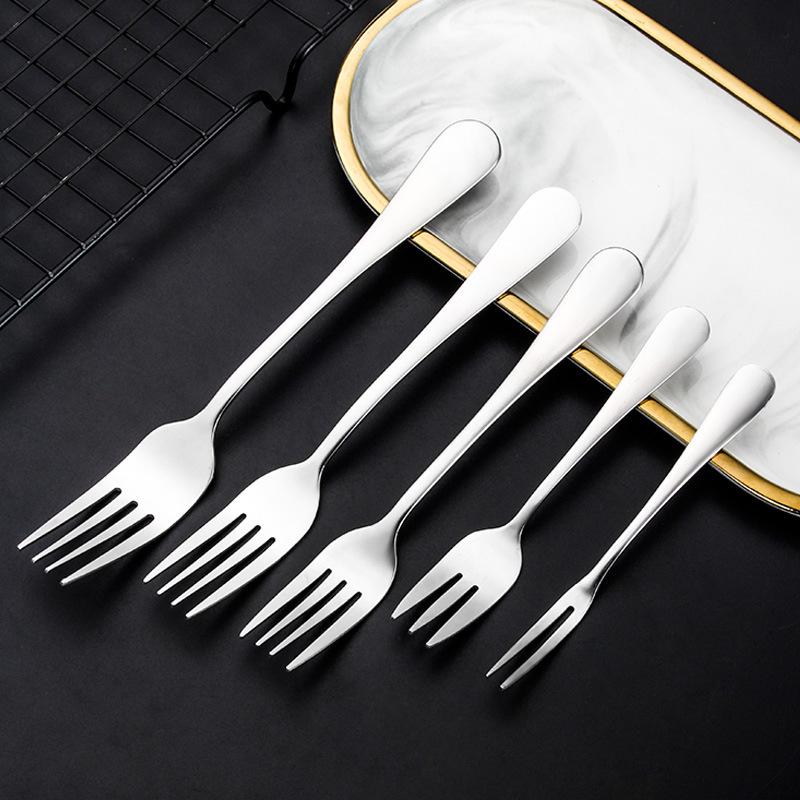 304 stainless steel fork table fork dessert fork tea fork fruit fork supplies laser