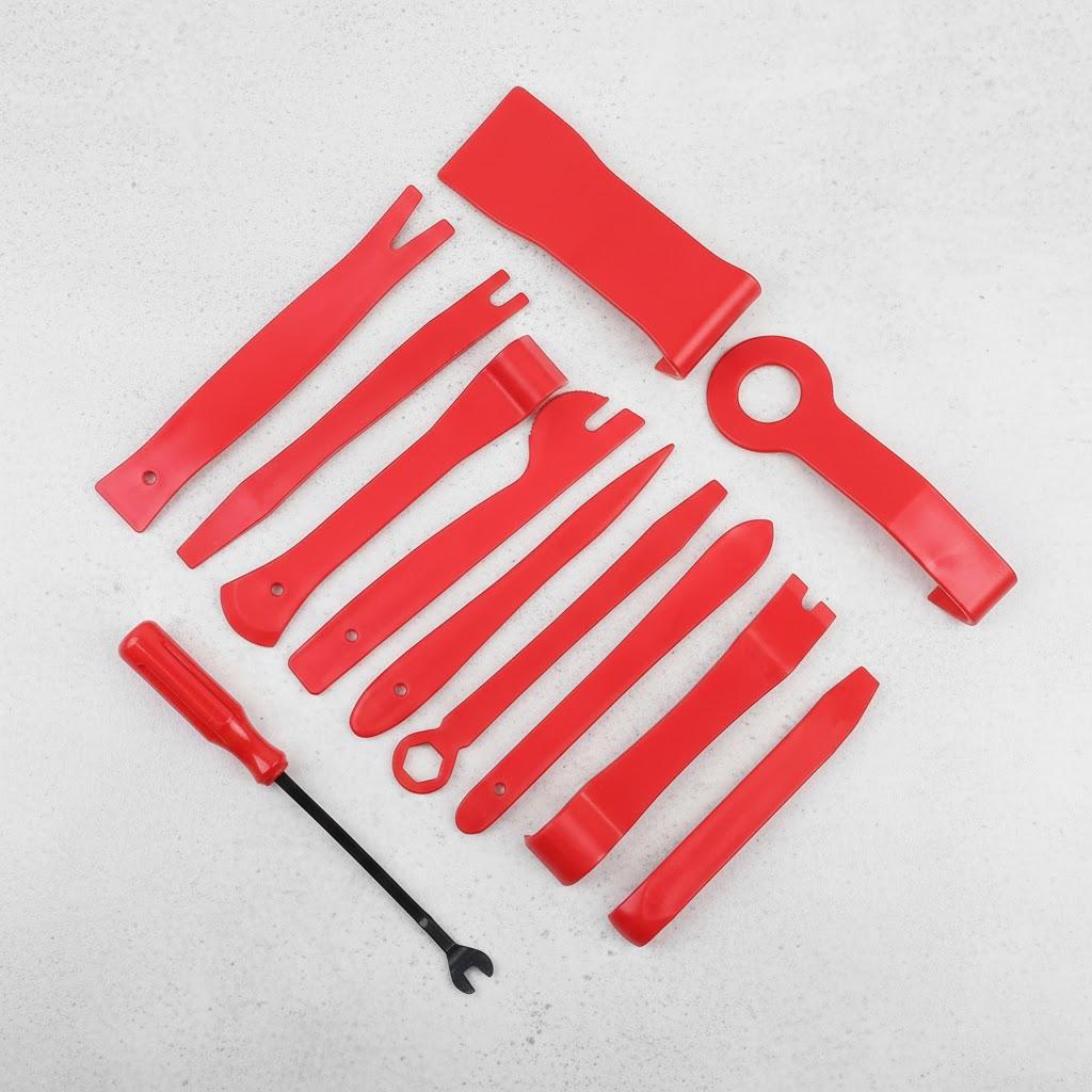 

Car Removal Tool Set Interior Trim Panel Dashboard Repair Tools for Auto Body Work Plastic Removal Tools красный