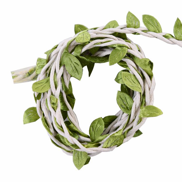 DIY Natural Leaf Vine Ribbon for Crafts and Decorations.